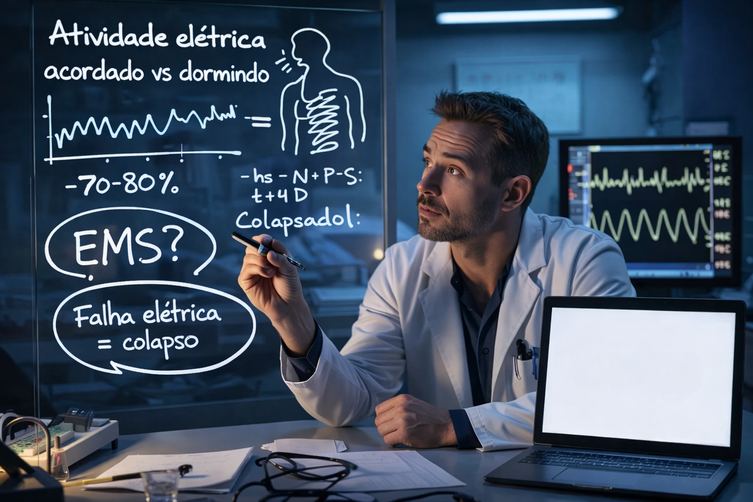 A conexão: EMS para os músculos da garganta